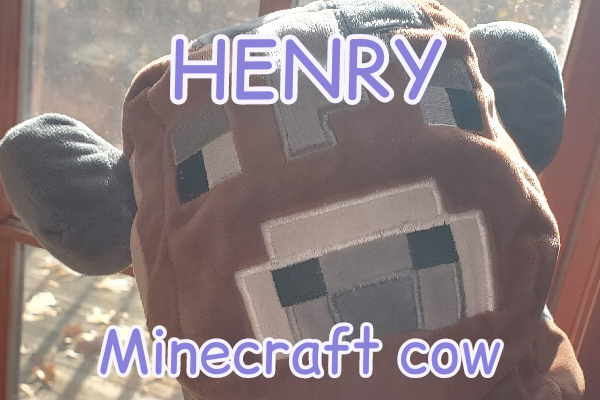 Henry the Minecraft cow